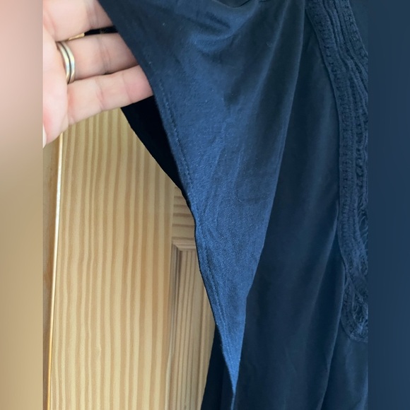 Women’s Converse One Star Navy Blue Embroidered Sleeveless Blouse Size Medium - Picture 6 of 7